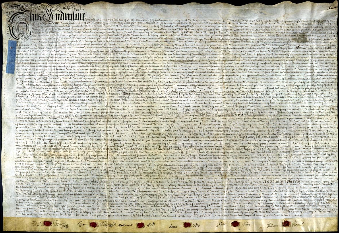 1724 Settlement The Hand & Crown